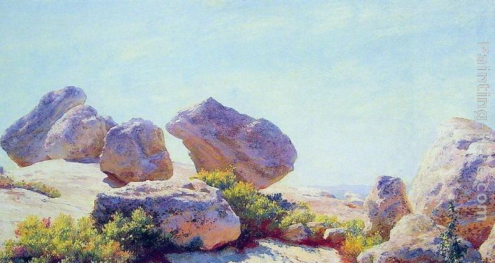 Charles Courtney Curran Boulders on Bear Cliff
